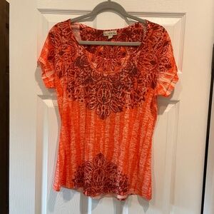 Live and Let Live One World Orange L